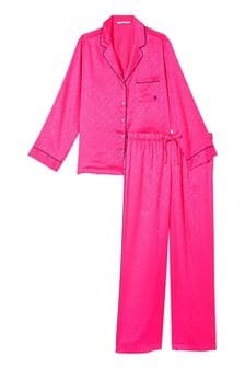 Victoria's Secret Forever Pink Satin Long Pyjamas (K23470) | €79