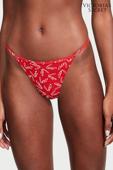 Victoria's Secret Lipstick Red Tossed Love Printed G String Knickers (K23478) | €12