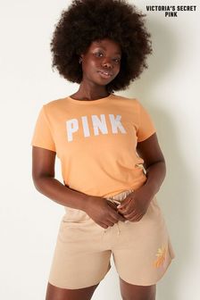 Women's T-Shirts Orange Logo Tops