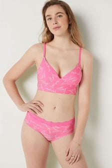 Victoria's Secret PINK Dreamy Pink Logo Smooth Non Wired Push Up Bralette (K24483) | €41