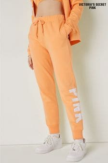 Victoria's Secret PINK Light Orange Sans Logo Fleece Lounge Jogger (K24508) | €20.50