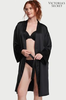 Victoria's Secret Black Satin Midi Robe (K24718) | €68