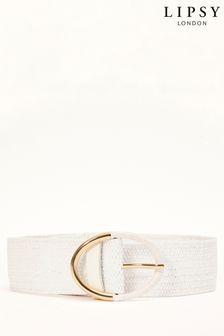 Lipsy White Weave Belt (K24960) | €20.50