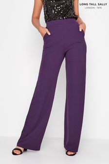 Long Tall Sally Purple Wide Leg Trouser (K25237) | €20