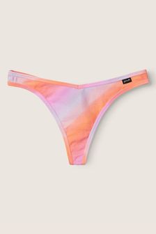 Victoria's Secret PINK Pink Gradient Print Cotton Thong Knickers (K25583) | €10