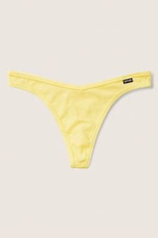 Victoria's Secret PINK Tulip Yellow Cotton Thong Knickers (K25641) | €14