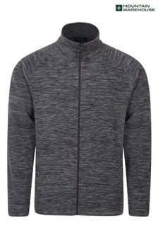 Grau - Mountain Warehouse Snowdon Fleece-Jacke mit Reißverschluss - Herren (K26171) | 50 €