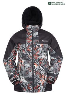 Mountain Warehouse Black Shadow Mens Printed Ski Jacket (K26175) | $138