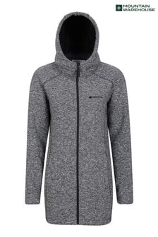 Mountain Warehouse Black Nevis Longline Fleece Jacket (K26198) | €73