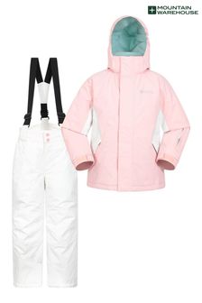 Mountain Warehouse Pink Ski Jacket And Pant Set (K26315) | €102