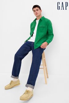Gap Green Button-Up Pocket Long Sleeve Shirt (K26398) | €20.50