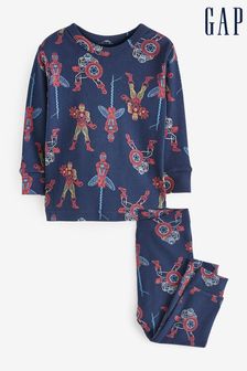Gap Blue Marvel Avengers Long Sleeve Pyjama Set (K26514) | 30 €