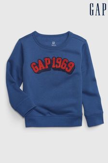 Gap Blue 1969 Logo Crew Neck Sweatshirt (K26524) | €12.50