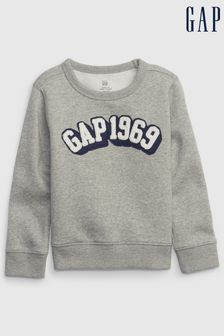 Gap Grey 1969 Logo Crew Neck Sweatshirt (K26541) | kr260