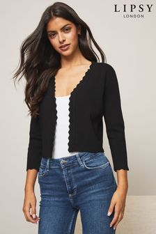 Lipsy Knitted Scallop Shrug Cardigan
