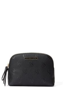 Victoria's Secret Black Embossed Monogram Makeup Bag (K27224) | €22.50