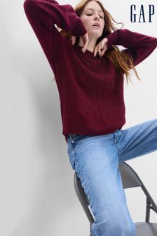 Gap Red Forever Cosy Cable Knit Jumper (K27669) | €30
