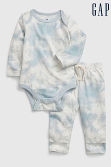 Gap Light Blue Baby Bodysuit & Leggings Set (K27685) | 30 €