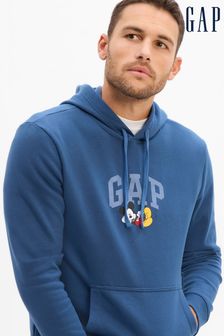 Gap Blue Disney Mickey Mouse  Logo Hoodie (K27728) | €25