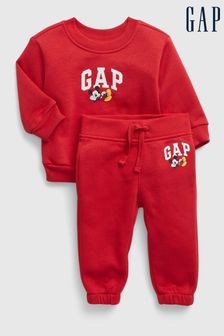 Gap Red Disney Mickey Mouse Logo Outfit Set (K27806) | 11,310 Ft