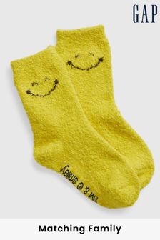 Gap Yellow Smiley Recycled Cosy Crew Socks (K27987) | 4 €
