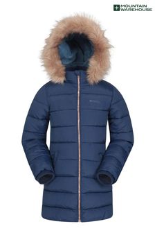 Mountain Warehouse Blue Galaxy Kids Water-Resistant Long Padded Jacket (K28113) | kr1 170