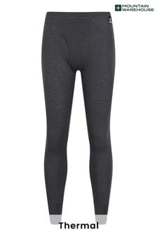 Mountain Warehouse Grey Merino Thermal Pants with Fly -  Mens (K28169) | kr585