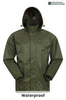 Mountain Warehouse Green Pakka Waterproof Jacket -  Mens (K28187) | €34