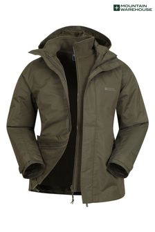 Mountain Warehouse Green Fell 3 in 1 Water Resistant Jacket - Mens (K28204) | €92