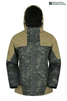 Mountain Warehouse Green Shadow Printed Ski Jacket (K28253) | €42