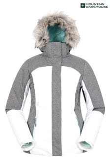 White - Mountain Warehouse Pyrenees Padded Ski Jacket - Womens (K28256) | DKK1.290