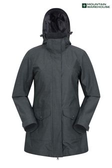 Mountain Warehouse Grey Shore Textured Womens Waterproof Jacket (K28270) | €55