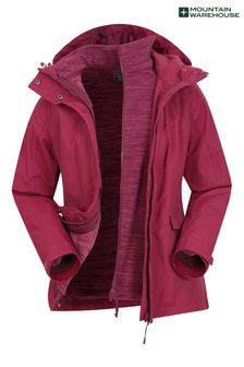 Mountain Warehouse Pink Thunderstorm 3-in-1 Jacket - Womens (K28274) | $208