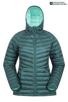 Mountain Warehouse Green Skyline Womens Hydrophobic Down Jacket (K28292) | $211