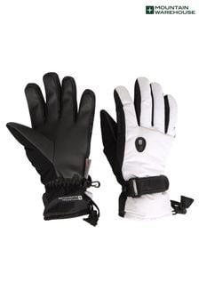 Mountain Warehouse White Extreme Womens Waterproof Ski Gloves (K28302) | €57