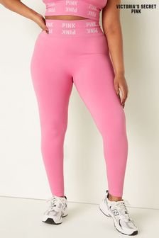 Leggings Victorias Secret Pink Pink Plain Long Sportswear