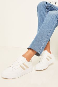 Blanco - Zapatillas de deporte con plataforma de rayas gruesas de Lipsy (K28995) | 59 €