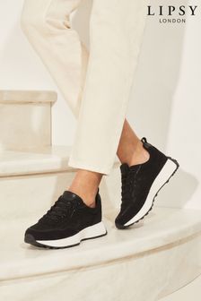 Lipsy Black Lace Jogger Trainers (K29003) | INR 4,411