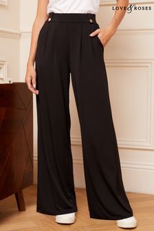 Love & Roses Jersey Wide Leg Trousers