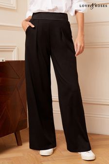 Love & Roses Jersey Wide Leg Trousers