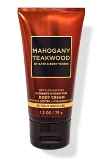 Bath & Body Works Mahogany Teakwood Travel Size Ultimate Hydration Body Cream 2.5 oz / 70 g (K30156) | €12.50