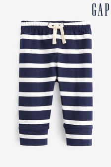 Bleumarin cu dungi - Imprimeuri Jerseu Bebeluși Pantaloni de sport Gap (K30539) | 54 LEI
