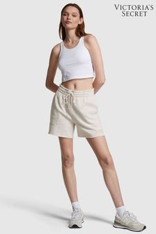 Victoria's Secret PINK Heather Oatmeal Beige Everyday Fleece Sweat Short (K30793) | €36