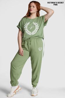 Victoria's Secret PINK Wild Grass Green Fleece Cuffed Jogger (K30811) | kr710