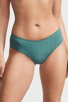 Victoria's Secret French Sage Green Pointelle Seamless Hipster Knickers (K30824) | kr160