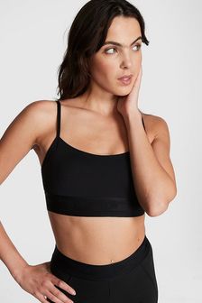 Victoria's Secret PINK Pure Black Non Wired Lightly Lined Sports Bra (K30829) | €33