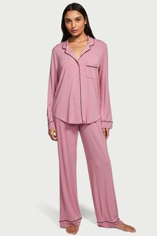 Victoria's Secret Dusk Mauve Pink Modal Long Pyjamas (K30839) | €68