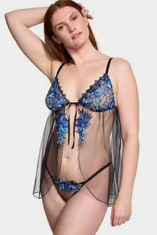 Victoria's Secret Blue Ombre Ziggy Fly Away Babydoll (K30919) | €79