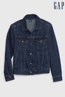Темно-синий - Джинсовая куртка Gap Icon - Дети (4-12 лет) (K30983) | €46