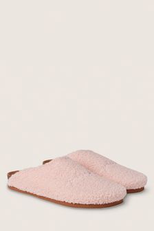 Victoria's Secret PINK Silver Pink Plush Fleece Clog Slipper (K31499) | €41